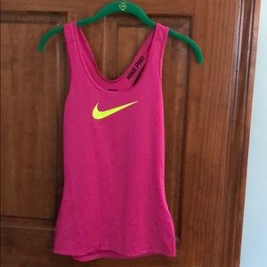 Nike Dri-fit pink tank